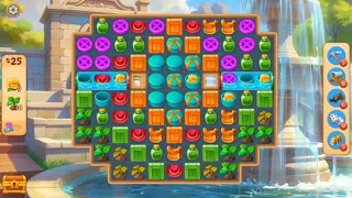 Скриншот 5 к игре Jewels of the Wild West: составляйте комбинации «три в ряд», чтобы построить город!