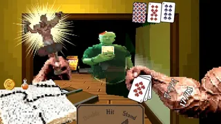 Скриншот 1 к игре Sacred Stakes: Starring VEINIEST DUKEM and his ludicrous blackjack skills on a holy crusade into the depths of THE gambling hell itself