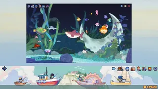 Скриншот 1 к игре 虎鲸娘的放置钓鱼物语