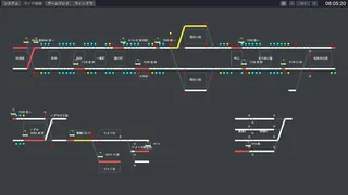 Скриншот 2 к игре 鉄道運行管理シミュレーターPro - Railway Dispatcher Pro -