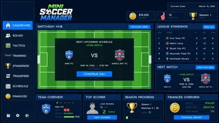 Скриншот 1 к игре Mini Soccer Manager