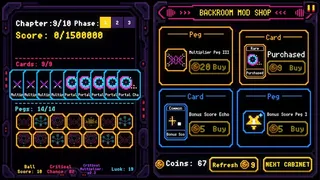 Скриншот 3 к игре CURSECADE: Pachinko Roguelite