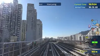 Скриншот 4 к игре Korean Rail Driving Tour-LRT Uijeongbu