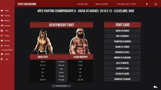 Скриншот 2 к игре MMA Simulator