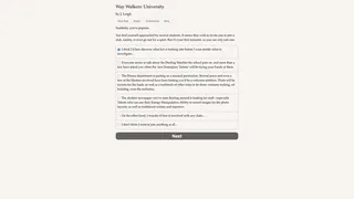 Скриншот 3 к игре Way Walkers: University