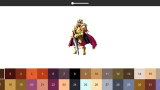 Скриншот 4 к игре Coloring Pixel - Fantasy Characters