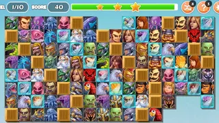 Скриншот 3 к игре Monsters and Warriors - Onet Match Connect