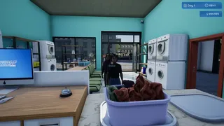 Скриншот 2 к игре Laundromat Manager Simulator