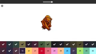 Скриншот 2 к игре RETRO-PIXEL COLOR PALETTE: Color by Number