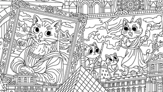 Скриншот 7 к игре 100 Cats Lost In World Find & Color
