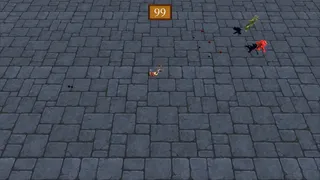 Скриншот 3 к игре 一個普通的俯視角射擊遊戲