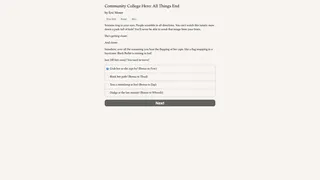 Скриншот 1 к игре Community College Hero: All Things End
