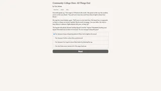 Скриншот 2 к игре Community College Hero: All Things End