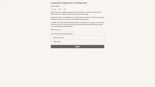 Скриншот 3 к игре Community College Hero: All Things End