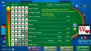 Скриншот 7 к игре Solo King - Single Player : Texas Hold'em Poker and Calculators