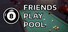Friends Play Pool