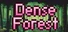Dense forest