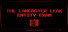 The Lancaster Leak - Entity Exam