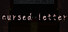 呪いの手紙 cursed letter