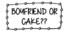 boyfriend or cake??