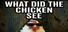 what did the chicken see