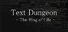 Text Dungeon: The Ring of Life
