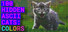 100 Hidden ASCII Cats: Colors