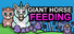 Giant Horse Feeding