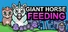 Giant Horse Feeding