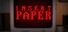 Insert Paper