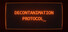 Decontamination Protocol