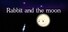 Rabbit and the moon
