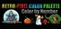 RETRO-PIXEL COLOR PALETTE: Color by Number