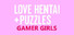Love Hentai and Puzzles: Gamer Girls