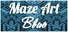 Maze Art: Blue