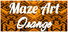 Maze Art: Orange