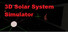 3D Solar System Simulator