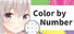 Anime Manga Style Girl - Color By Number Pixel Art Coloring