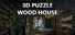 3D PUZZLE - Wood House