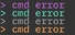 cmd error