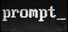 Prompt