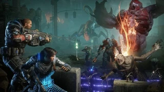 Запись геймплея мультиплеерного режима с захватом точек в Gears 5