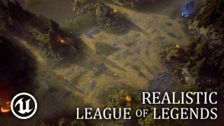 Как бы выглядела карта в League of Legends на движке Unreal Engine 4