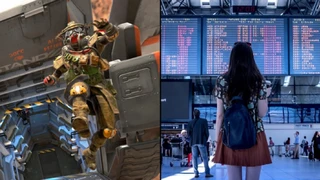 Фанат Apex Legends подключился к одному из мониторов в аэропорту, чтобы сыграть перед отлётом