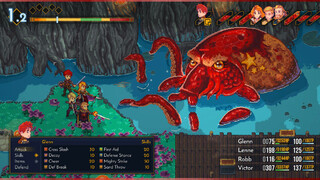 Геймплейный ролик RPG Chained Echoes в стиле 16-битных игр SNES