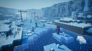 Создатели Minecraft: Dungeons показали снежное DLC «The Creeping Winter»