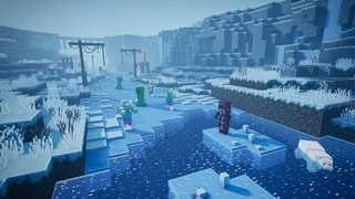 Создатели Minecraft: Dungeons показали снежное DLC «The Creeping Winter»