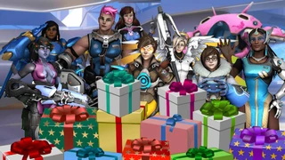 Множество наград во время празднования юбилея Overwatch 2021