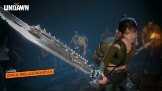 Взгляните на модели персонажей и монстров в симуляторе выживания Undawn