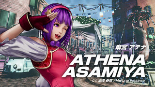 Афина Асамия — третья из команды Team Super Heroine в The King of Fighters XV